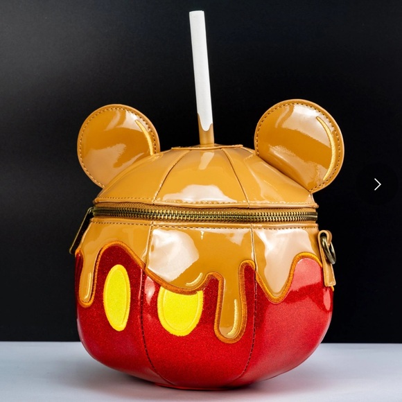 Loungefly Handbags - Loungefly Disney Mickey Mouse Candy Apple Crossbody Bag